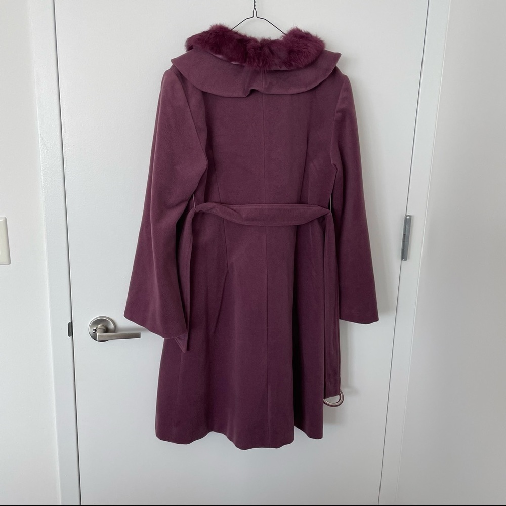 Fendi vintage purple rabbit fur coat - Picture 3 of 4